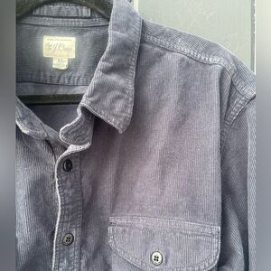 J.Crew Corduroy Shirt Men’s XL Blue